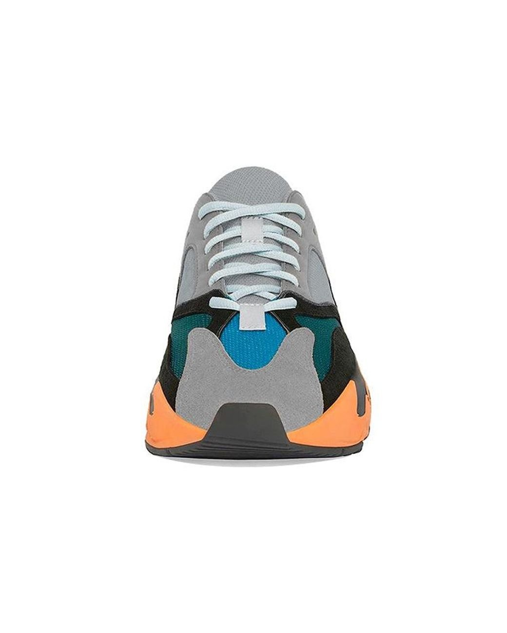 blue orange yeezy 700