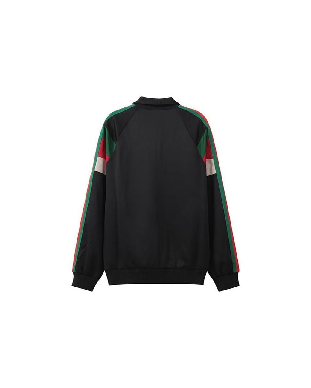 Gucci Black Fw22 Neoprene Zip Jacket With Web for men