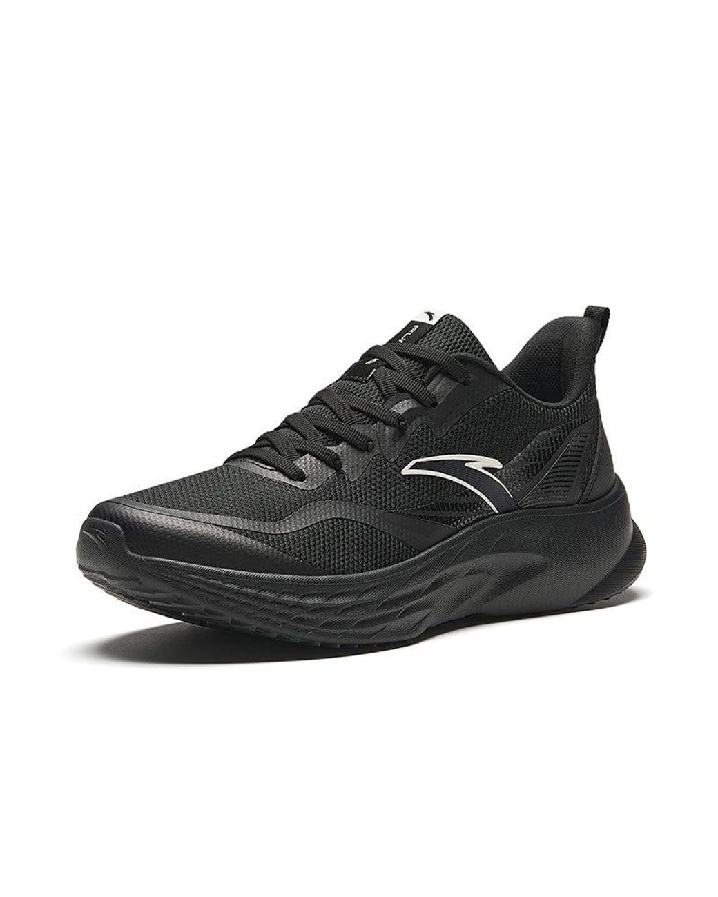 Anta Black Running Shoes With Logo' for men