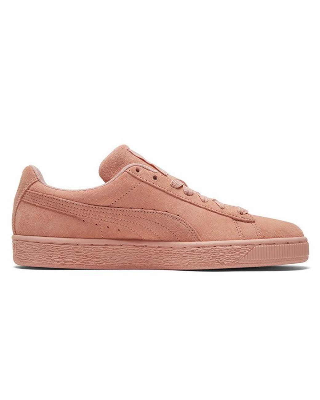 PUMA Pink Suede Classic Low Top Board Shoes for men