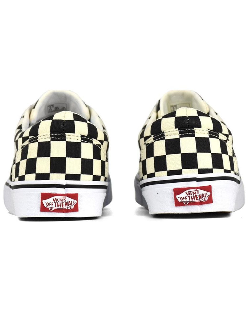 Vans Black Doheny Lace Up Checkboard for men