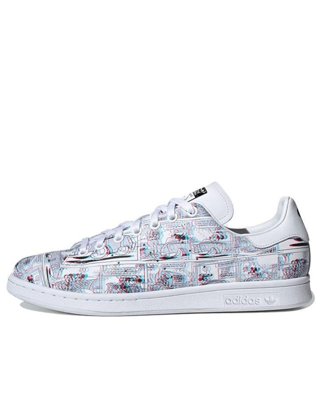 Adidas Blue Disney X Stan Smith 'Mickey Mouse Comic Strip' for men