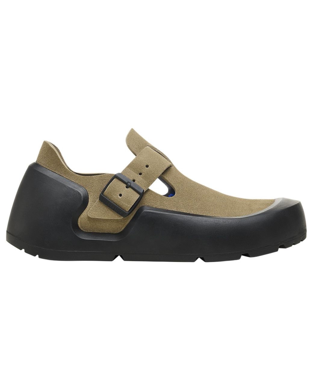 Birkenstock Brown Reykjavik Nubuk Leather Shoes 'Taupe' for men