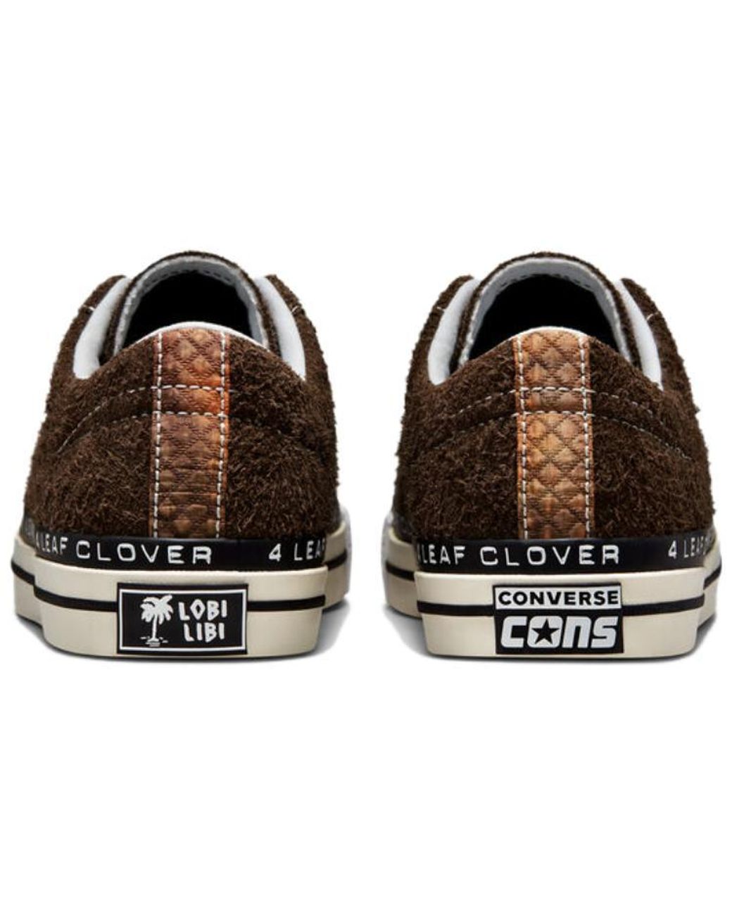 Converse Brown One Star Pro Low X Patta '4 Leaf Clover' for men