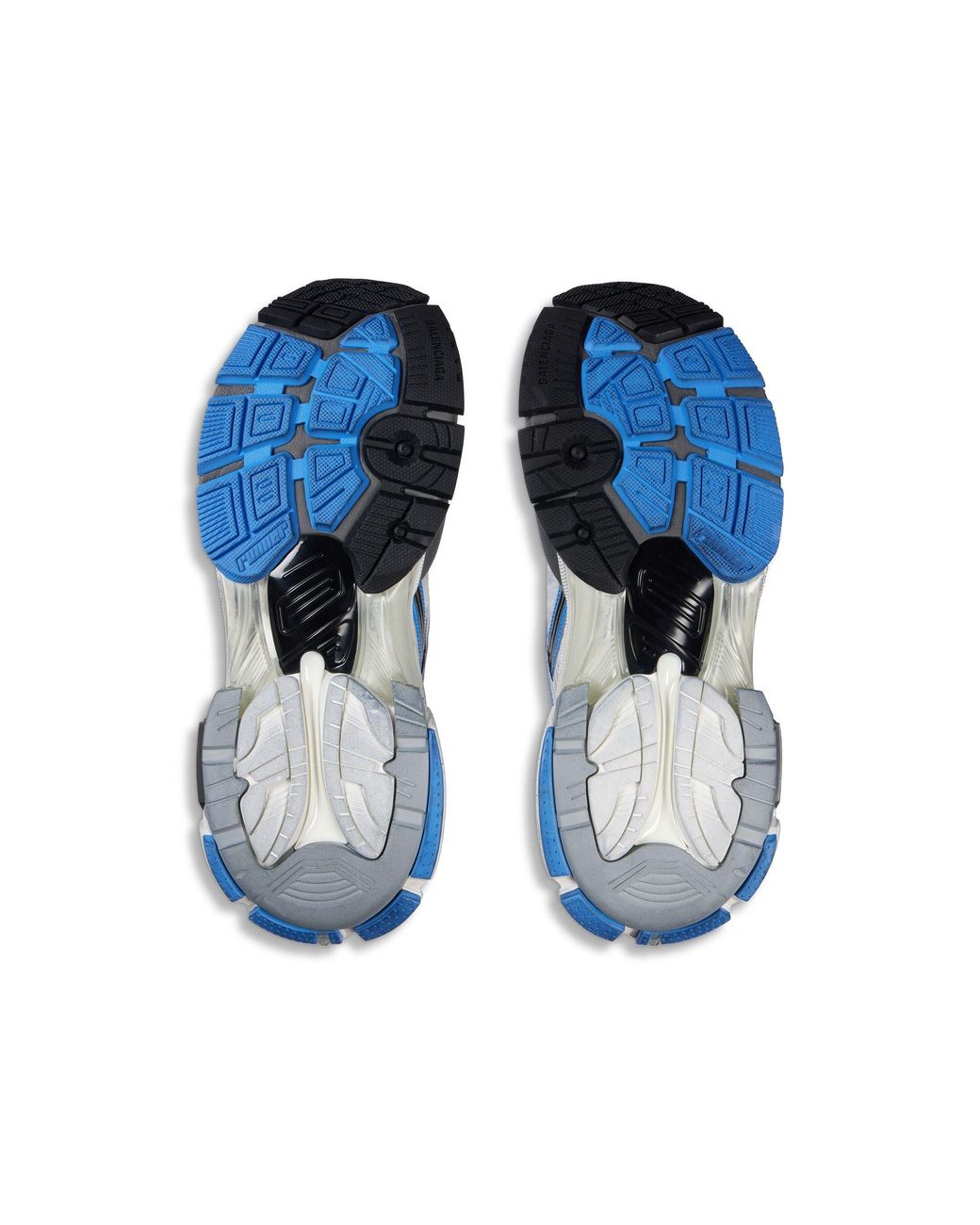 Balenciaga Blue Runner Sneakers And Nylon And Suede Like Fabric' for men