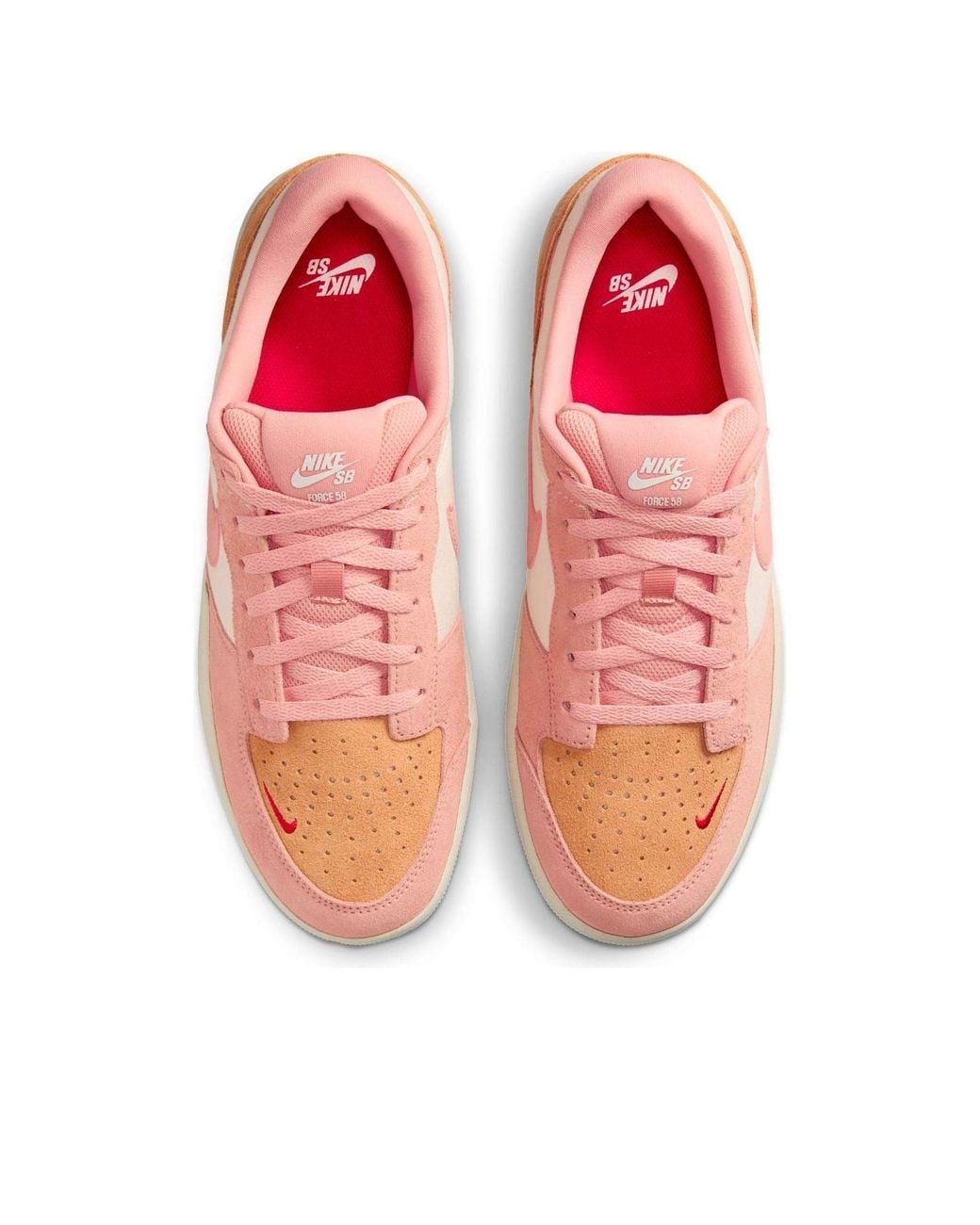 Nike Pink Sb Force 58 'Pale Ivory Copper Moon Gum Light Apricot Agate' for men