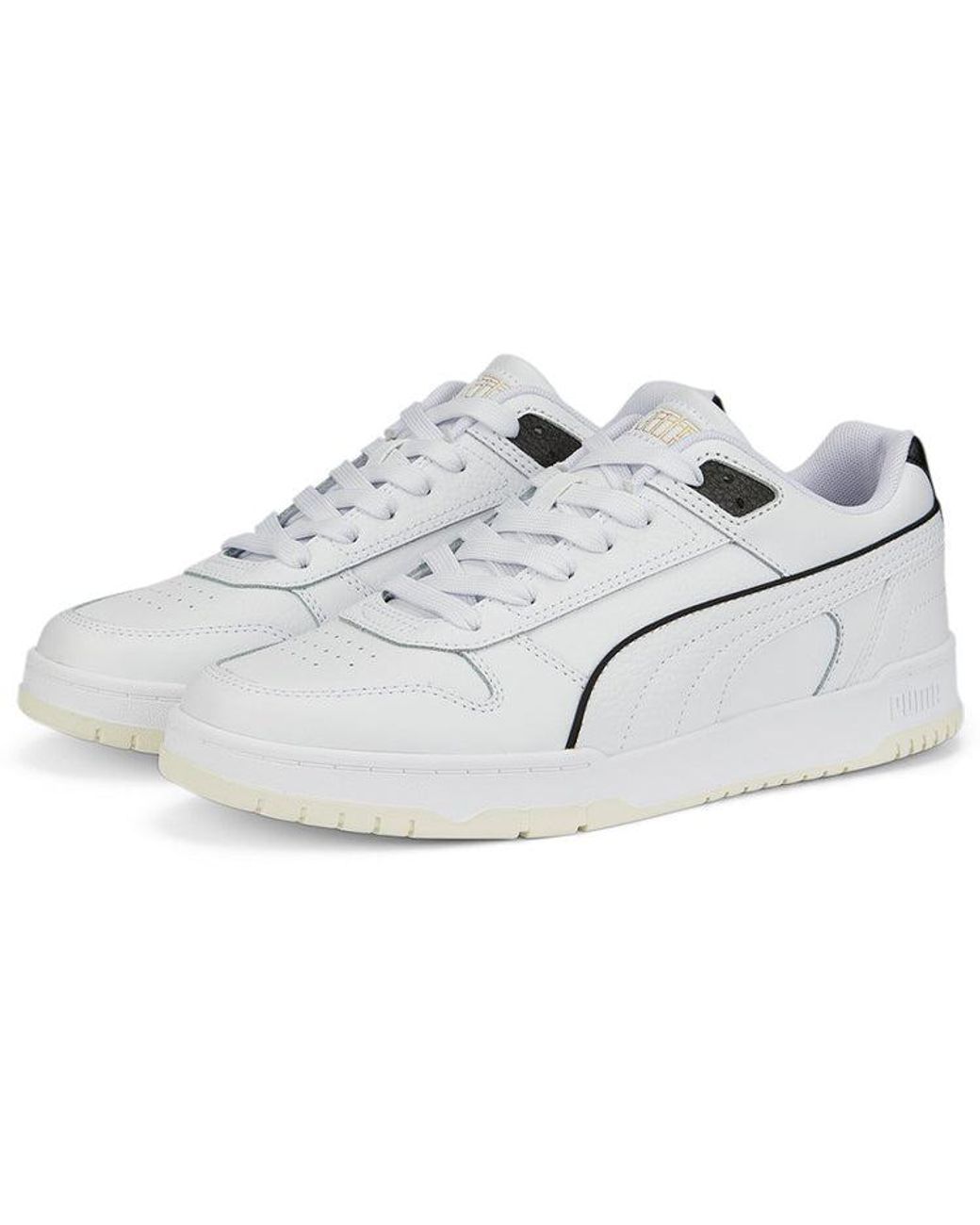 PUMA White Rbd Game Leather Trainers for men