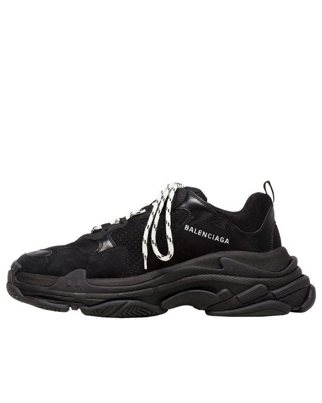 Balenciaga Black Triple S Sneaker for men