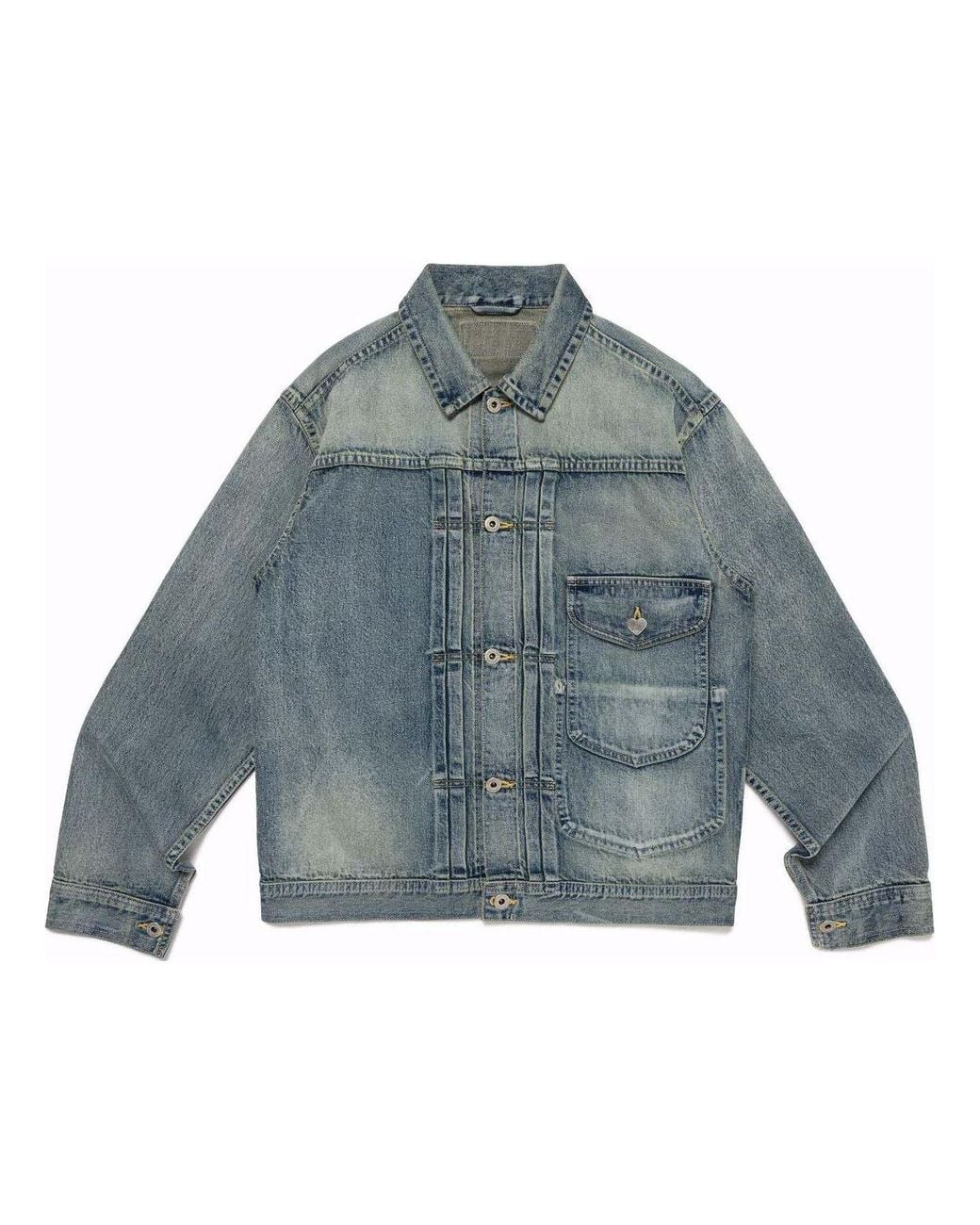 Human Made Denim Work Jacket in Blue for Men | Lyst UK