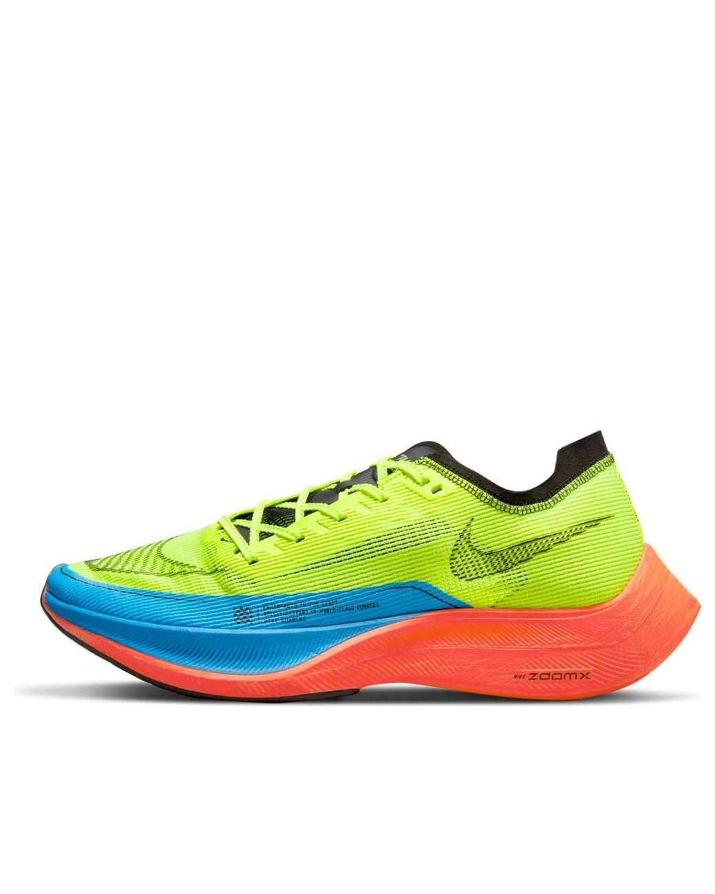 Nike Green Zoomx Vaporfly Next% 2 'Volt Bright Crimson' for men
