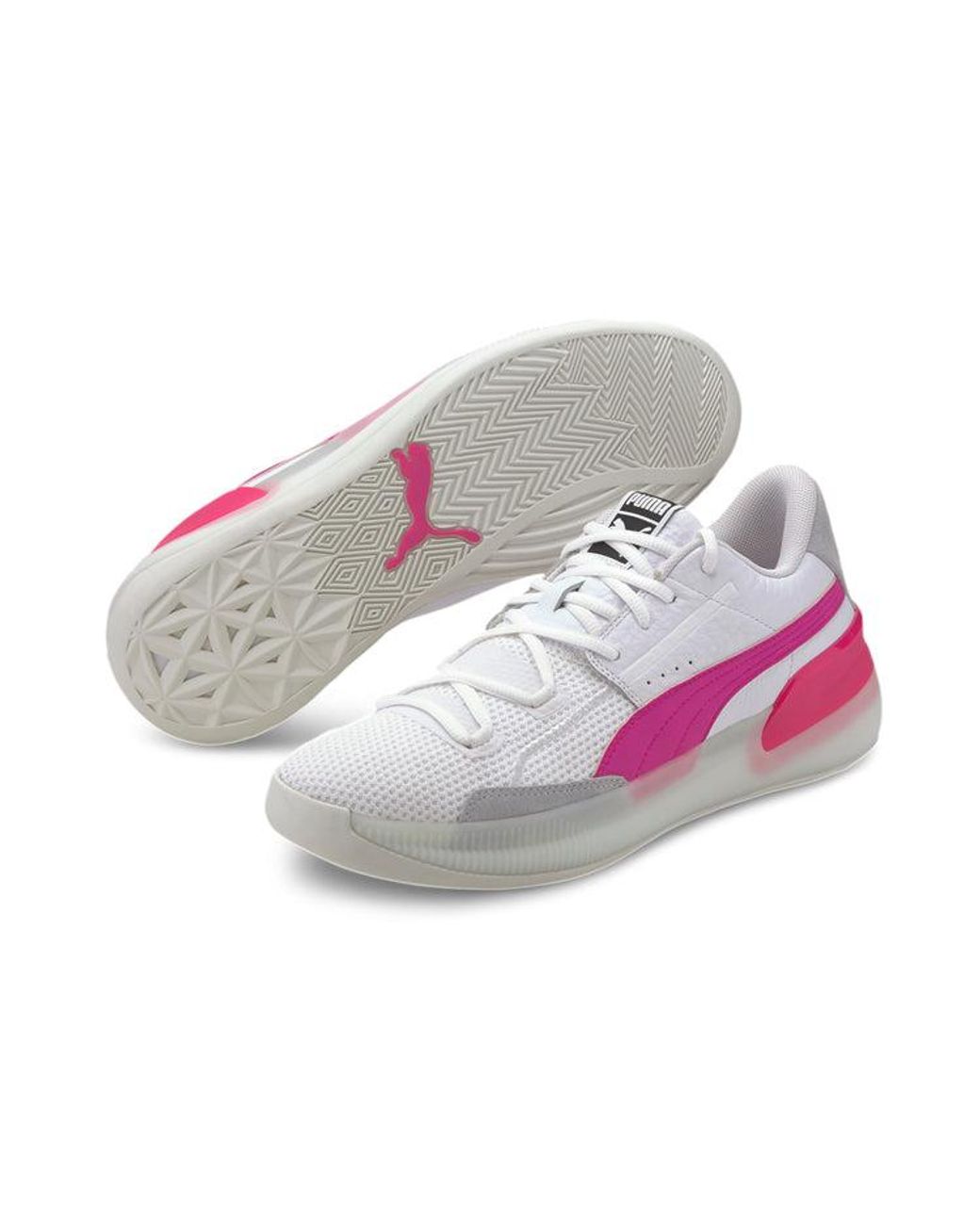 PUMA Clyde Hardwood 'pink Glow' for Men | Lyst