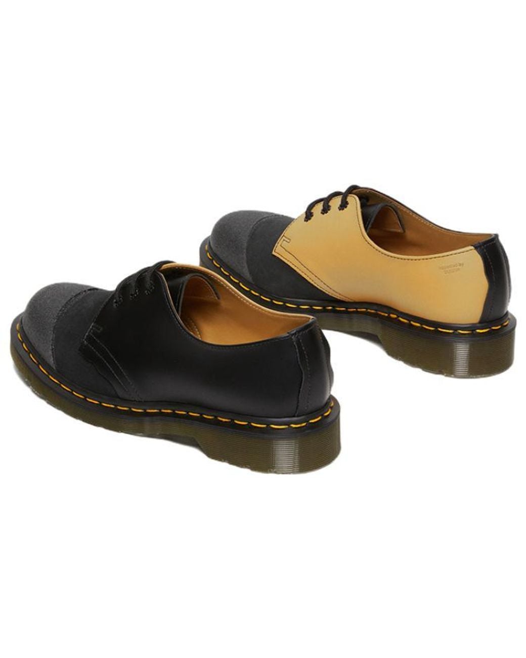 Dr. Martens Black 1461 Reverse Tan'