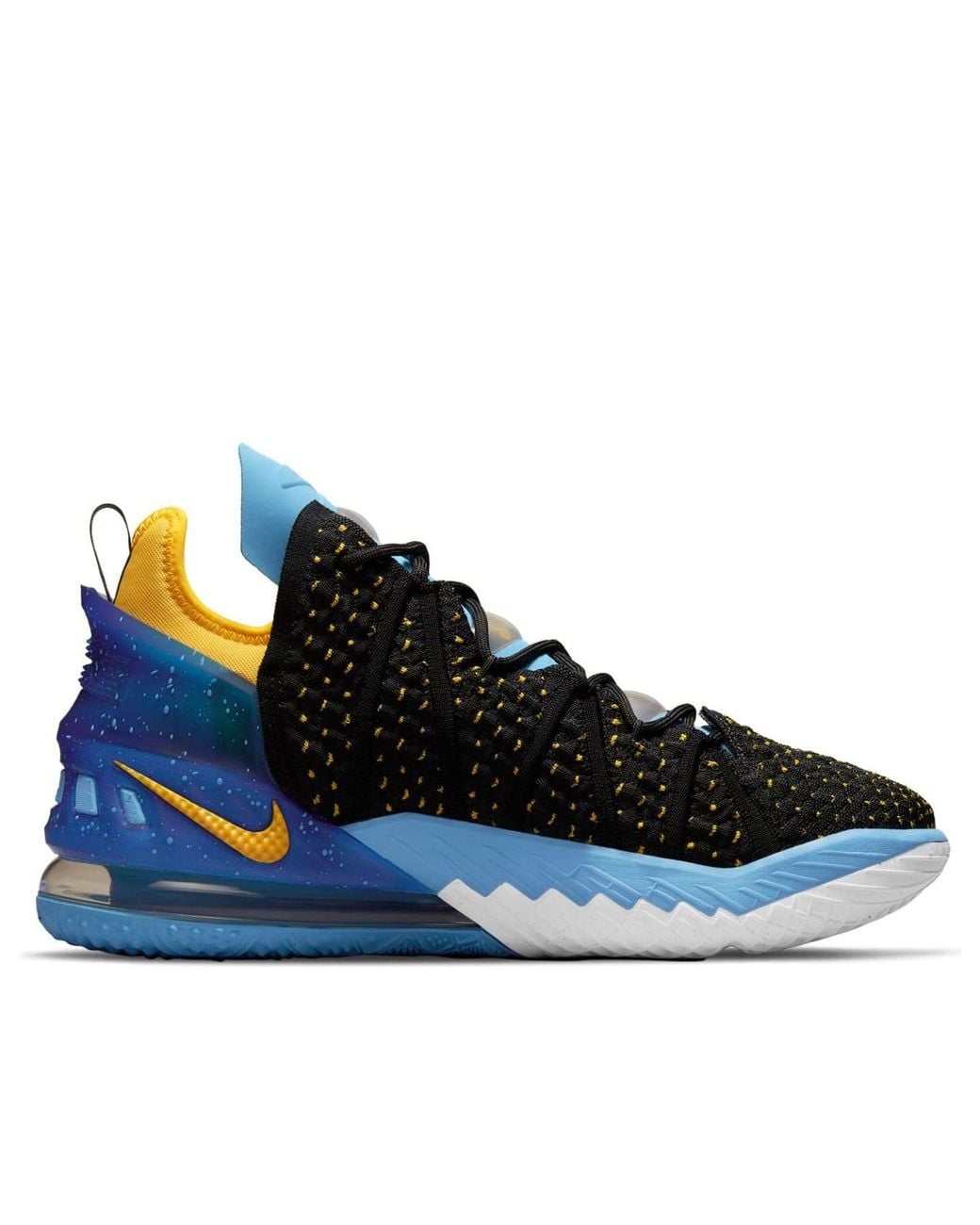 Nike Blue Lebron 18 'Lakers Heritage' for men