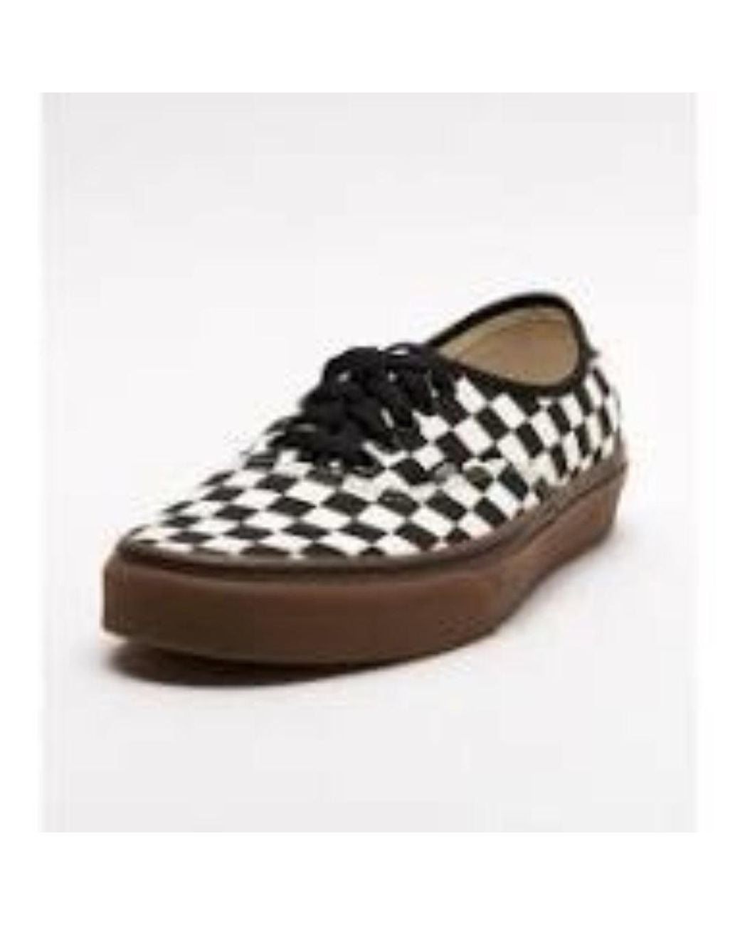 Vans Brown Authentic Checkerboard for men