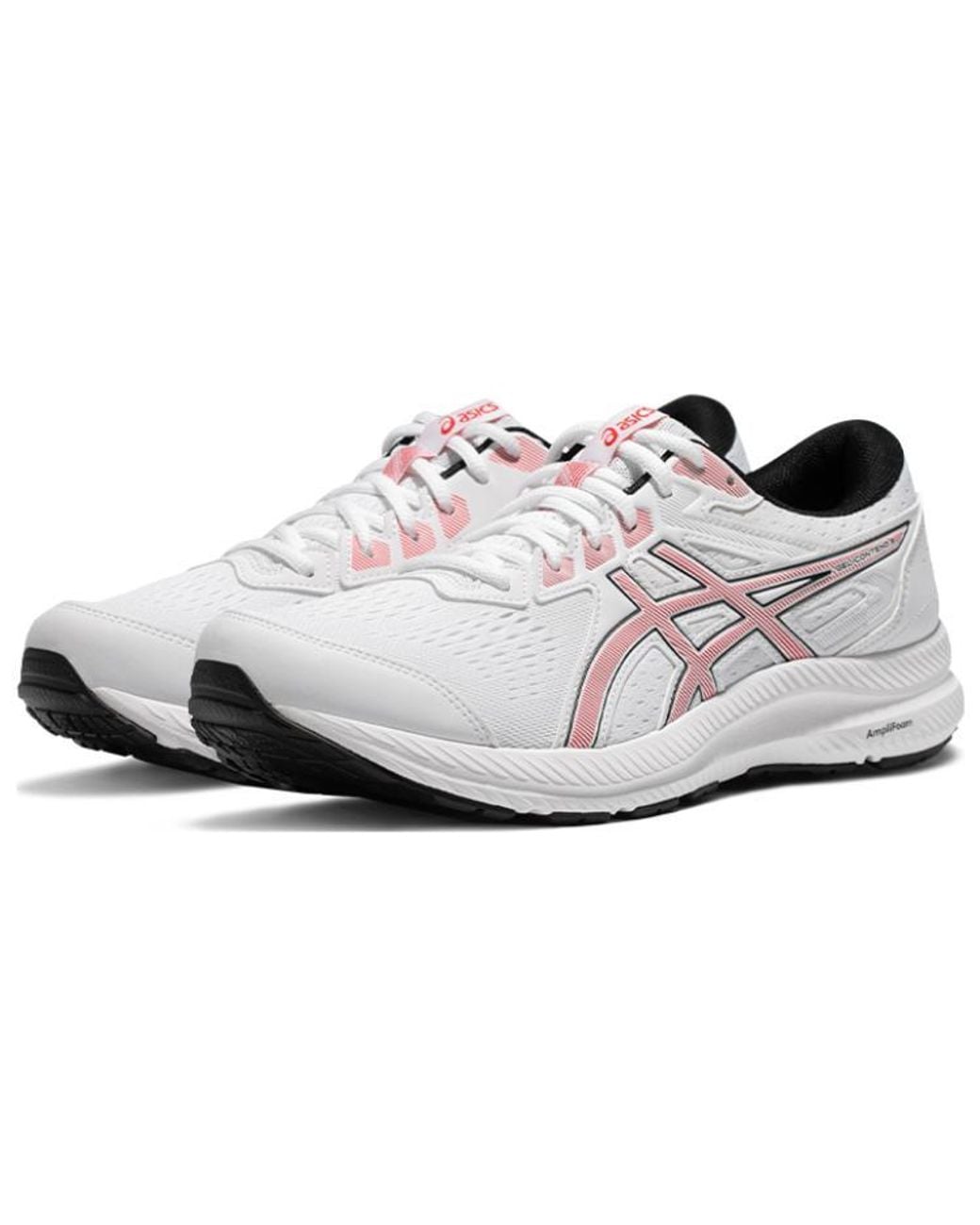 Asics White Gel-Contend 8 Electric' for men