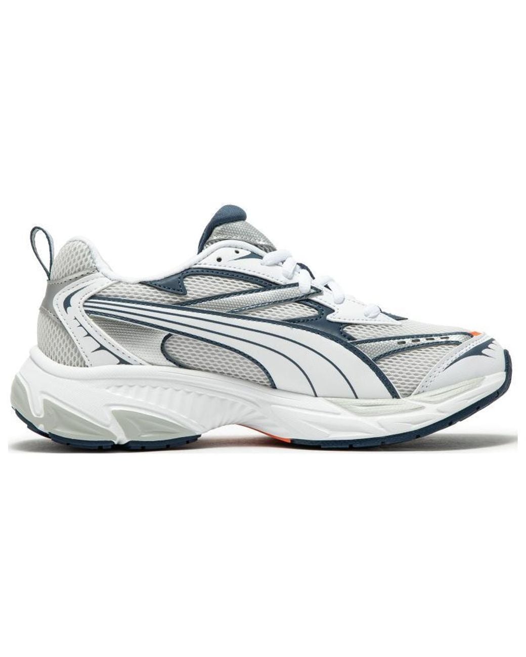 PUMA White Morphic 'Feather Inky'