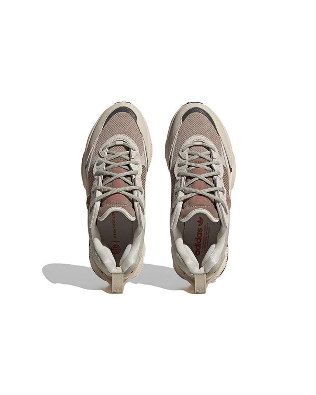Adidas White Originals Ozweego Meta Shoes Light' for men