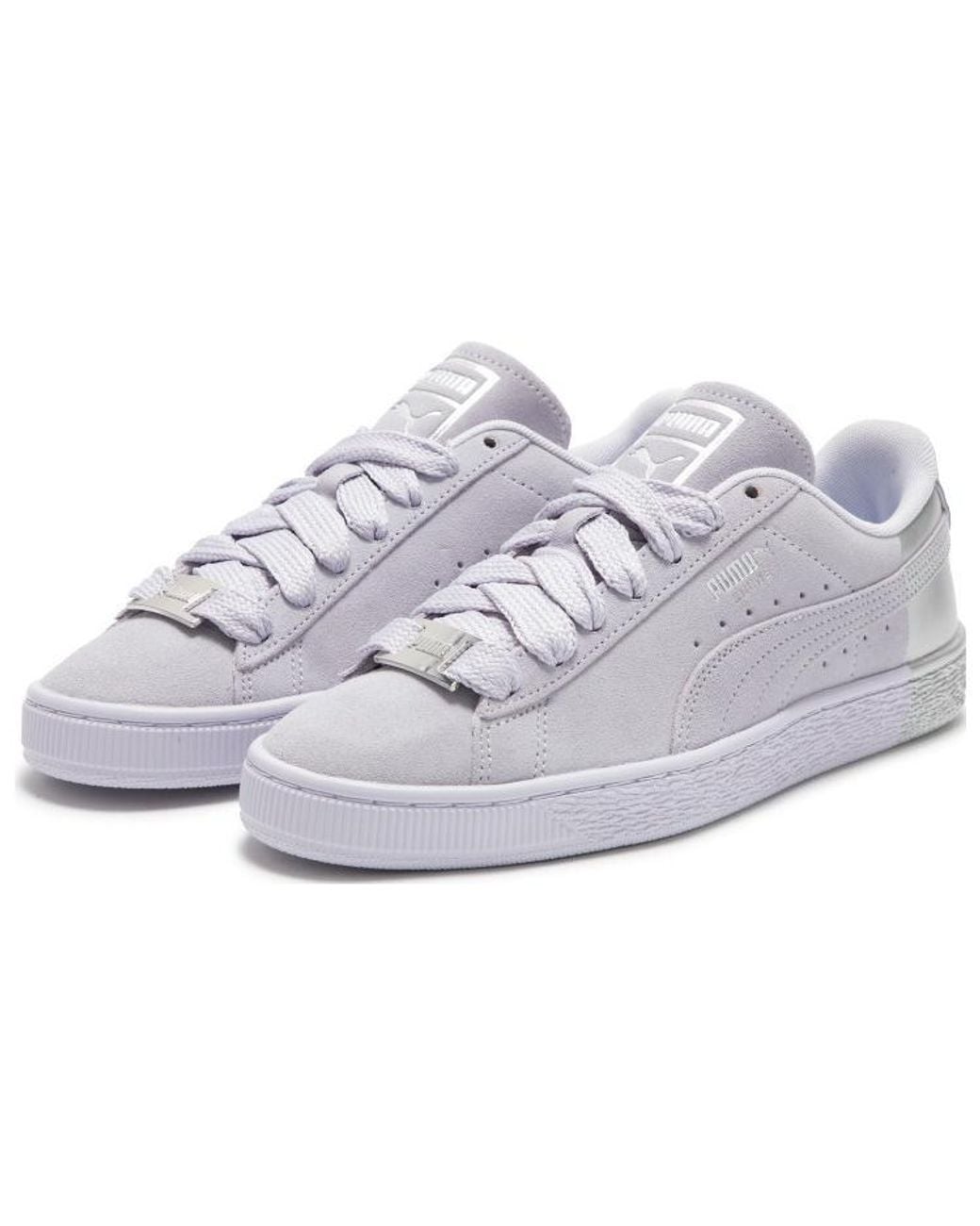 PUMA White Suede Dance Crew 'Light' for men