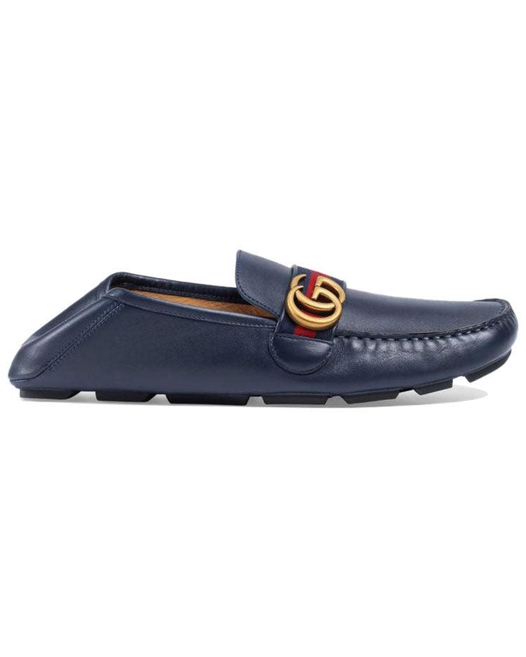 Gucci Blue Horsebit Loafers Moccasins for men