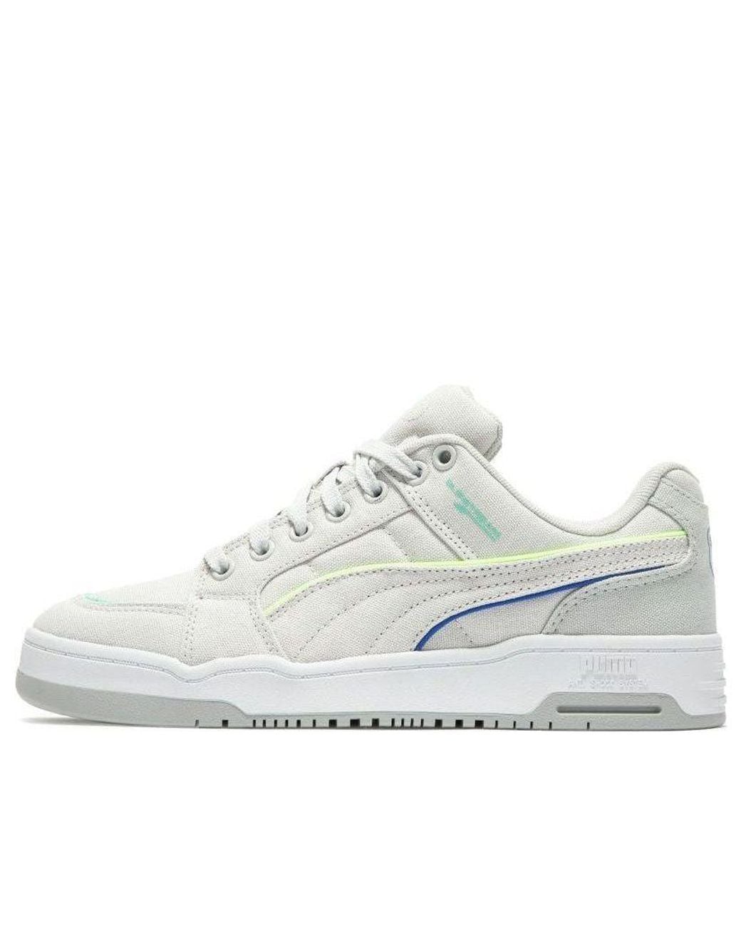 PUMA White Slipstream Lo Canvas for men