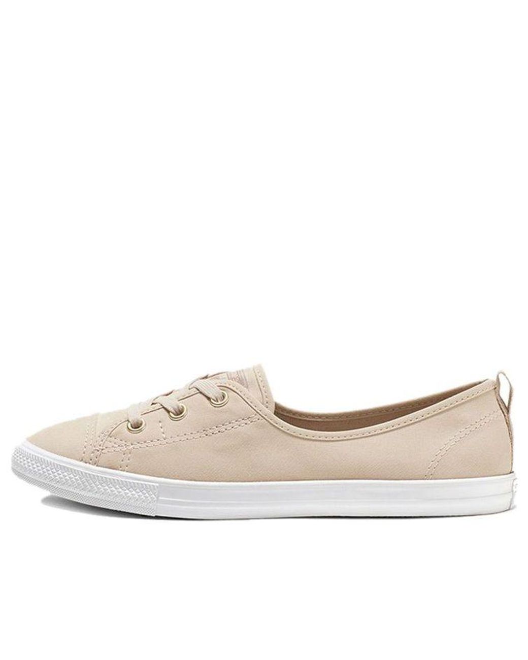 Converse Chuck Taylor All Star Ballet Lace Slip in Brown | Lyst