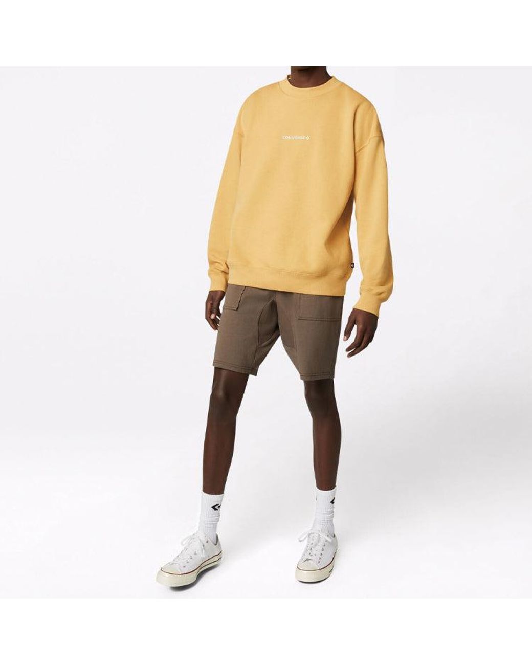Converse Green Jersey Short 'Engine Smoke' for men