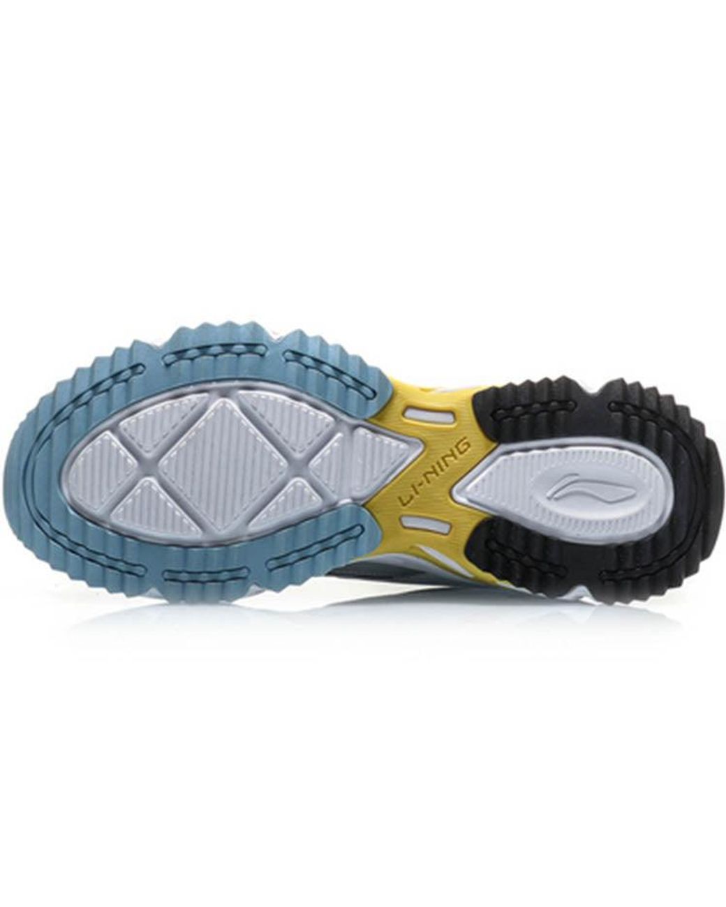 Li-ning Blue Retro Running Shoes 'Deep Water Duck' for men