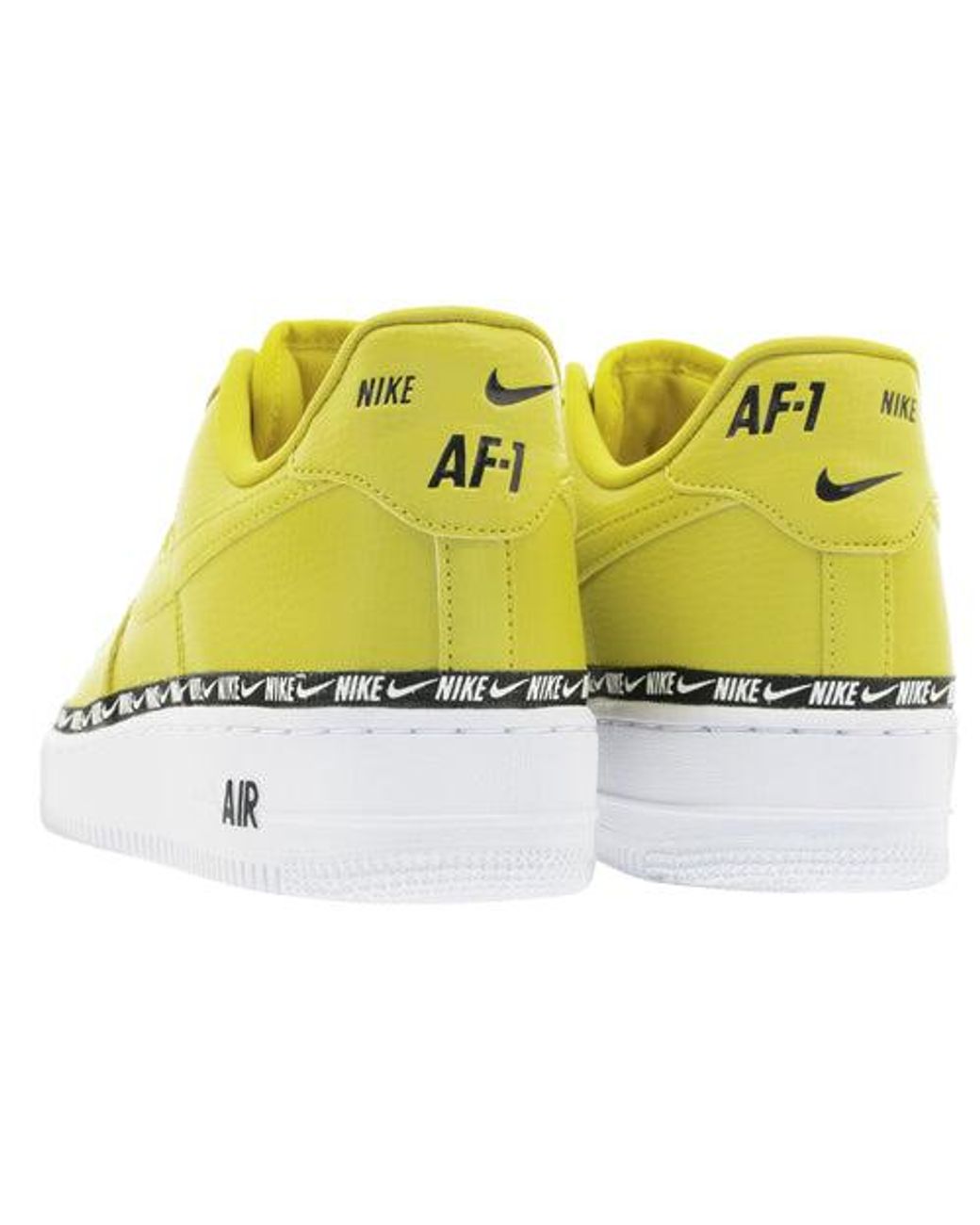 Nike Yellow (Wmns) Air Force 1 Low Se Premium 'Overbranding Bright Citron'