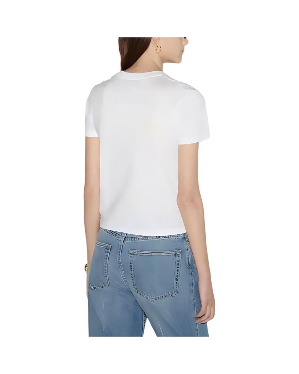 Gucci White (Wmns) Cotton Jersey T-Shirt