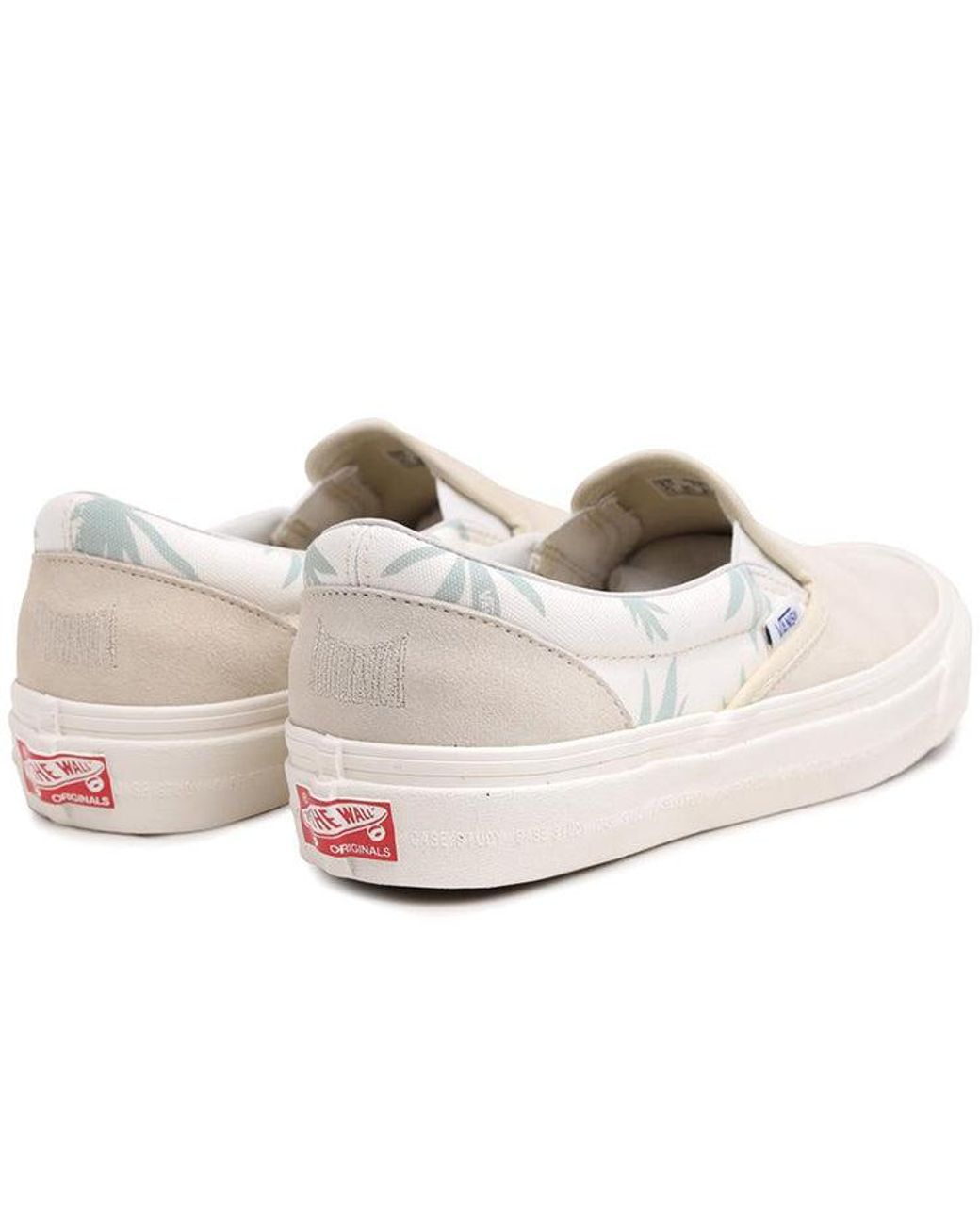 Vans White Modernica X Og Classic Slip-On Lx 'Palm Leaf' for men