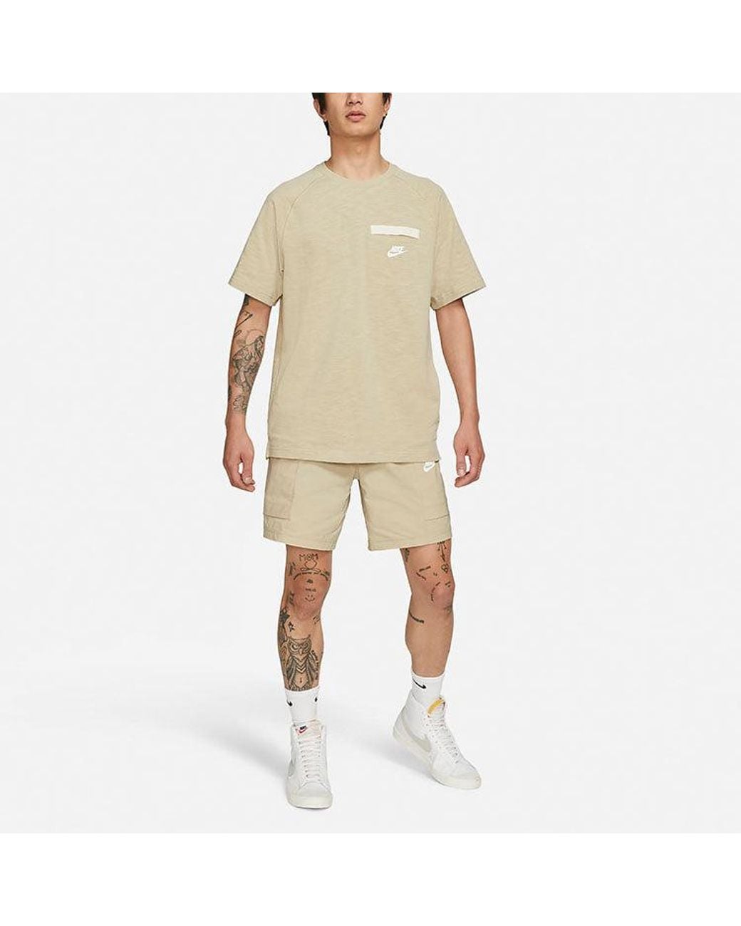 Nike Natural As Sportswear Sportswear Me Ul Wvn Short Ut Grain for men