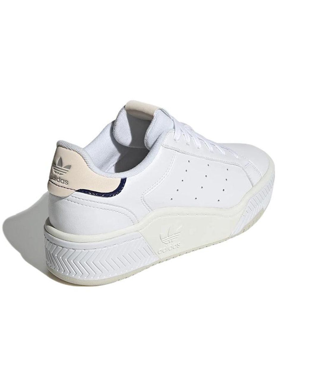 Adidas White (Wmns) Originals Court Tourino Bold