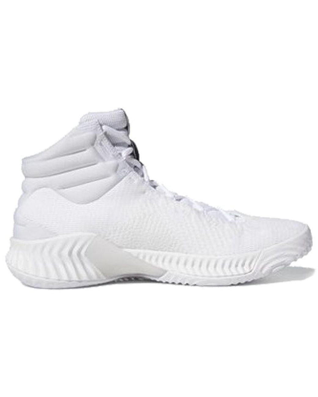 Adidas White Pro Bounce 2018 Basketball Shoes for men
