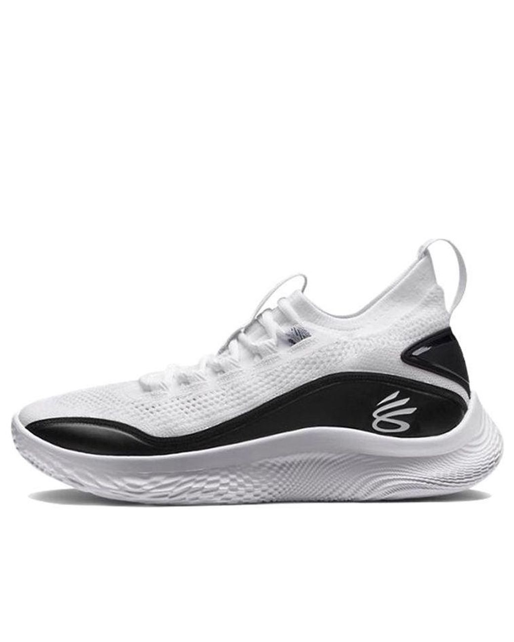 Under Armour White Curry 8 'Zen Flow' for men