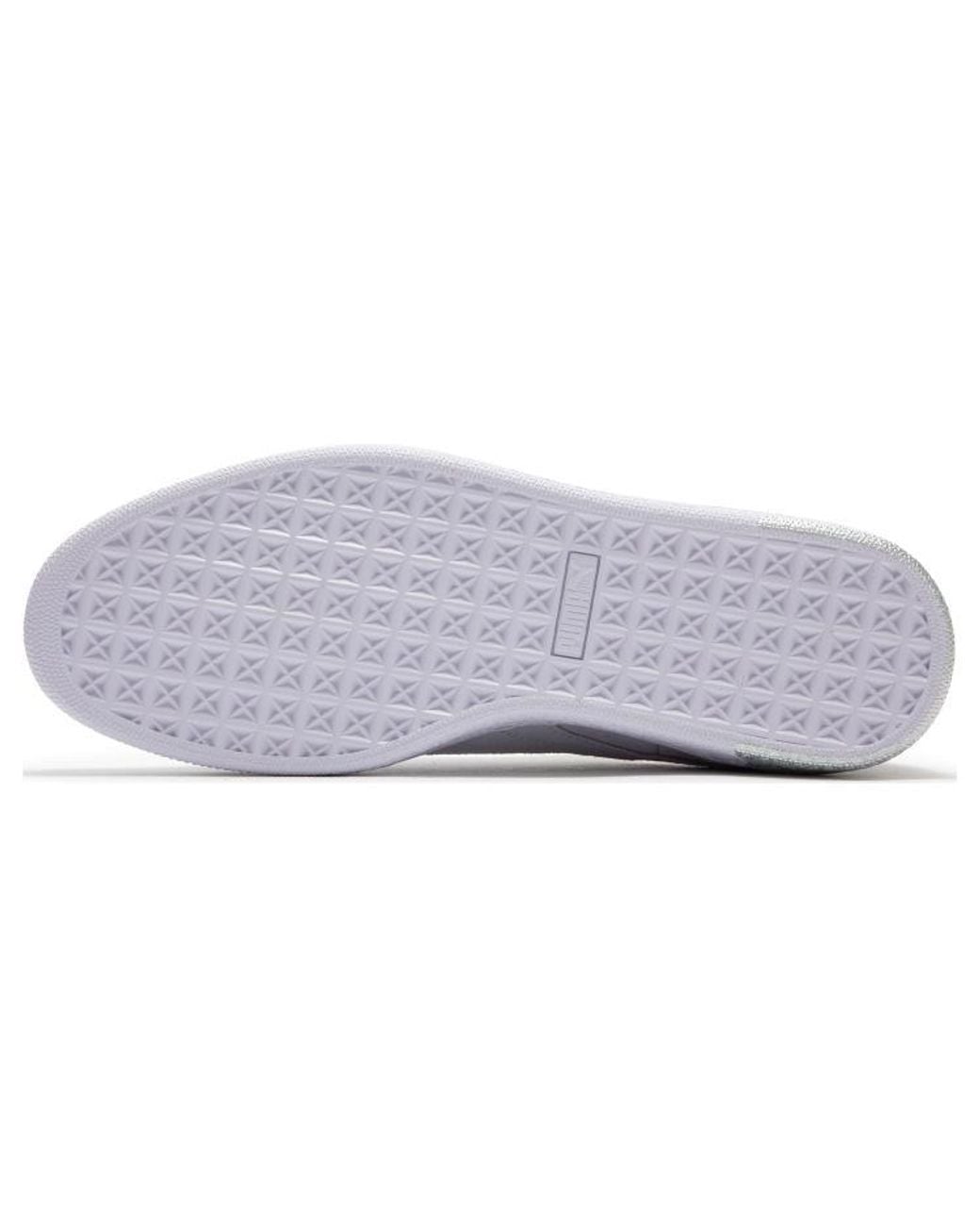 PUMA White Suede Dance Crew 'Light' for men