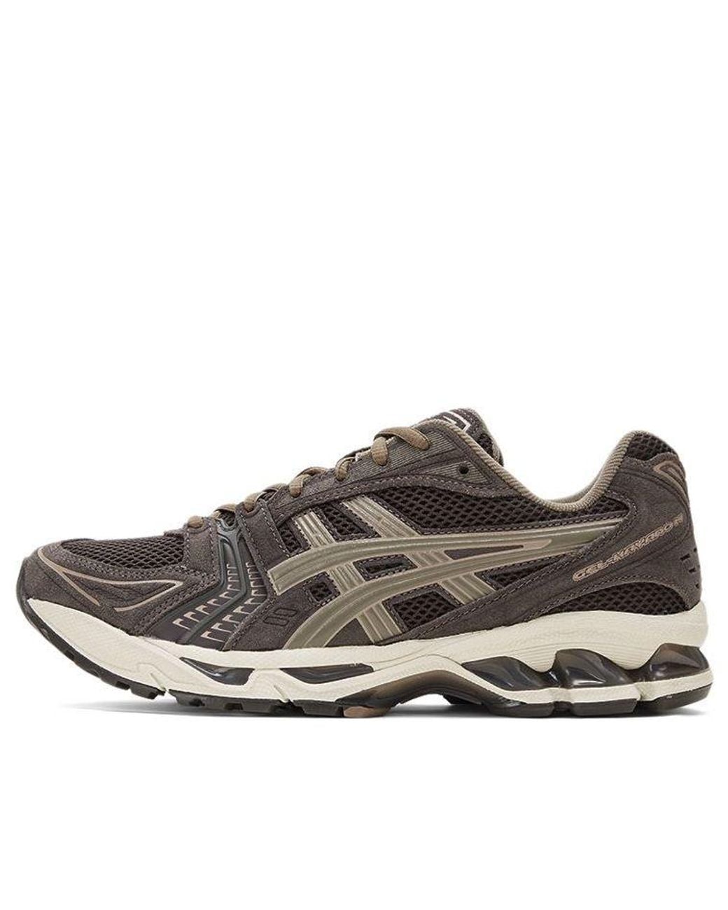 Asics Brown Gel-kayano 14 Leather And Mesh Mid-top Trainers for men