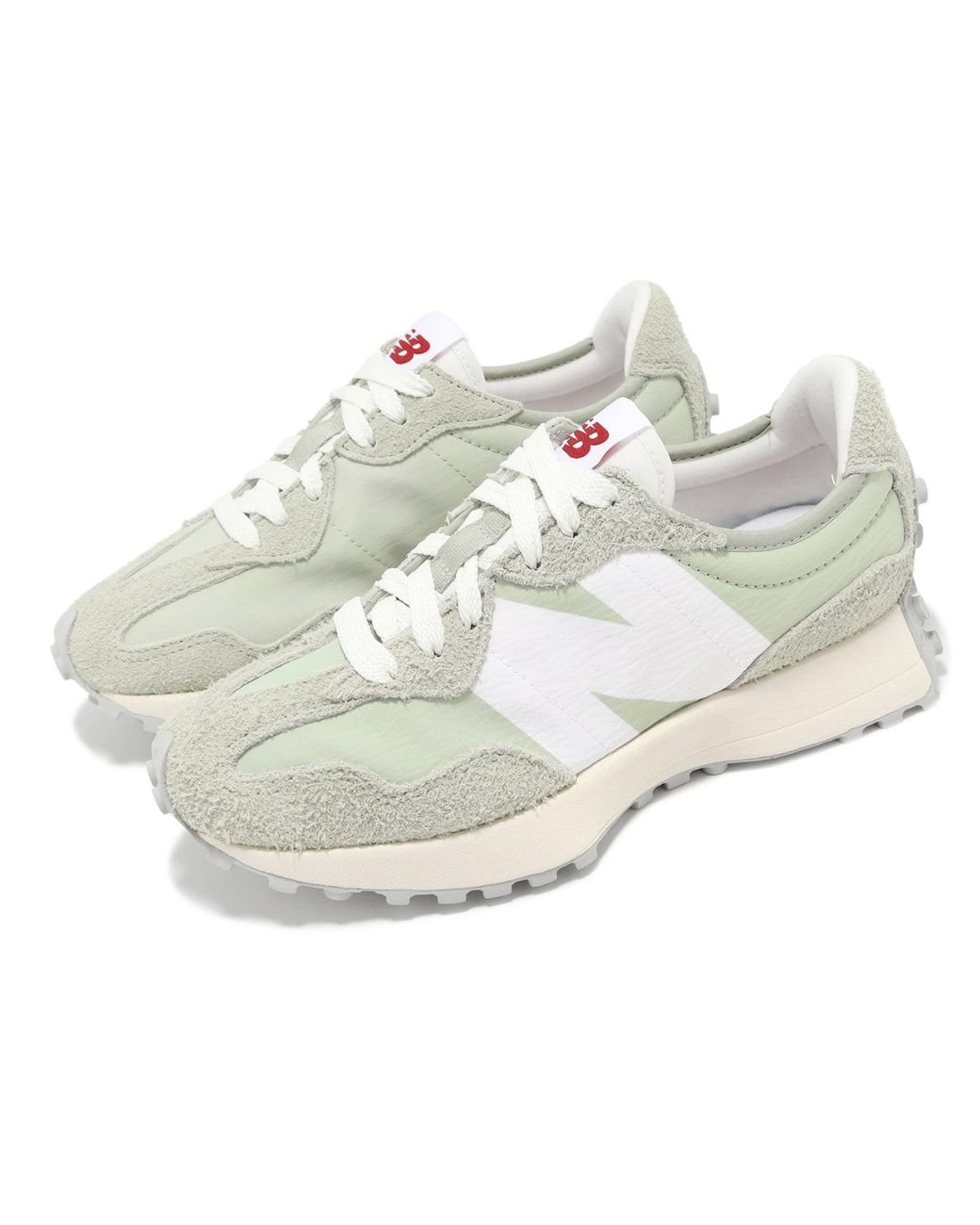 New Balance White 327 'Olivine' for men