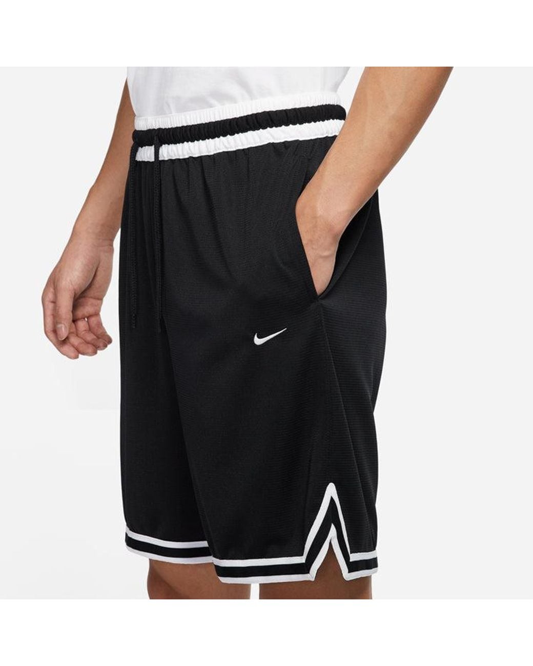 Nike Black Dri-Fit Dna Quick Dry Basketball Sports Shorts Asia Sizing for men