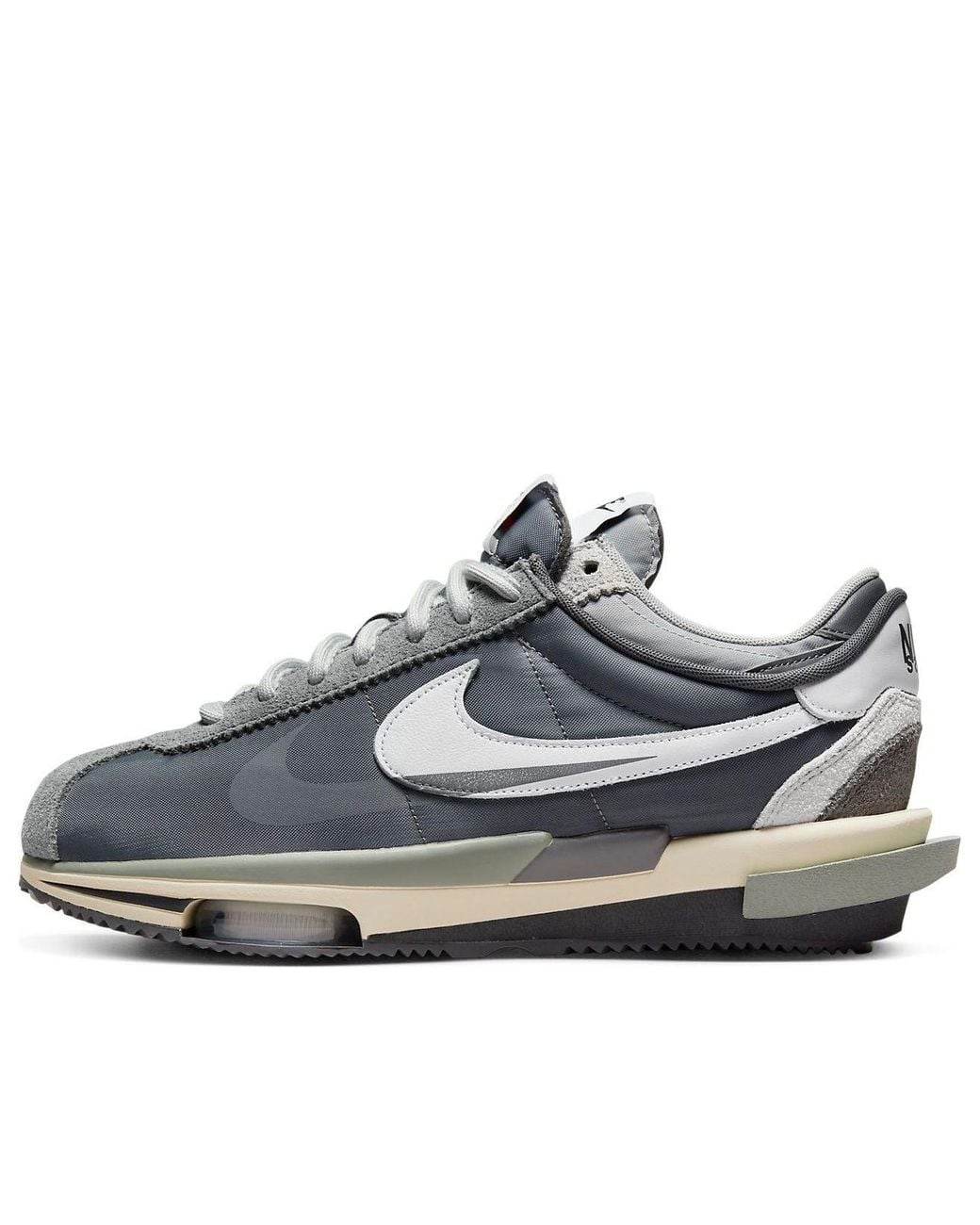 Nike Blue X Sacai Zoom Cortez Sp 'Iron' for men