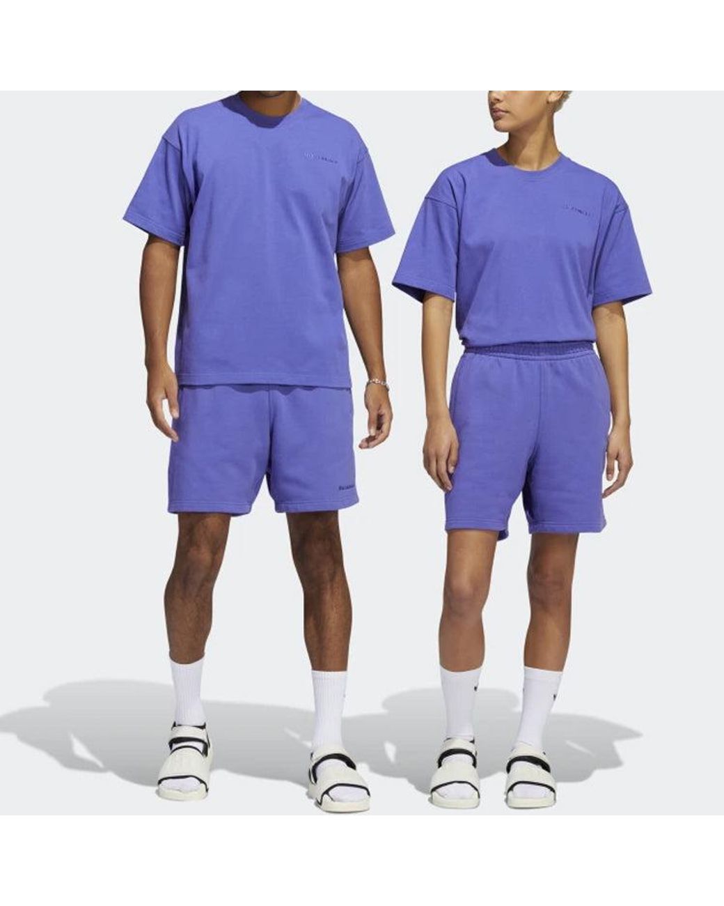 Adidas Blue X Pharrell Basic Sports Shorts