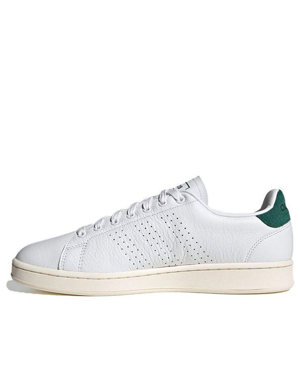 adidas advantage white green