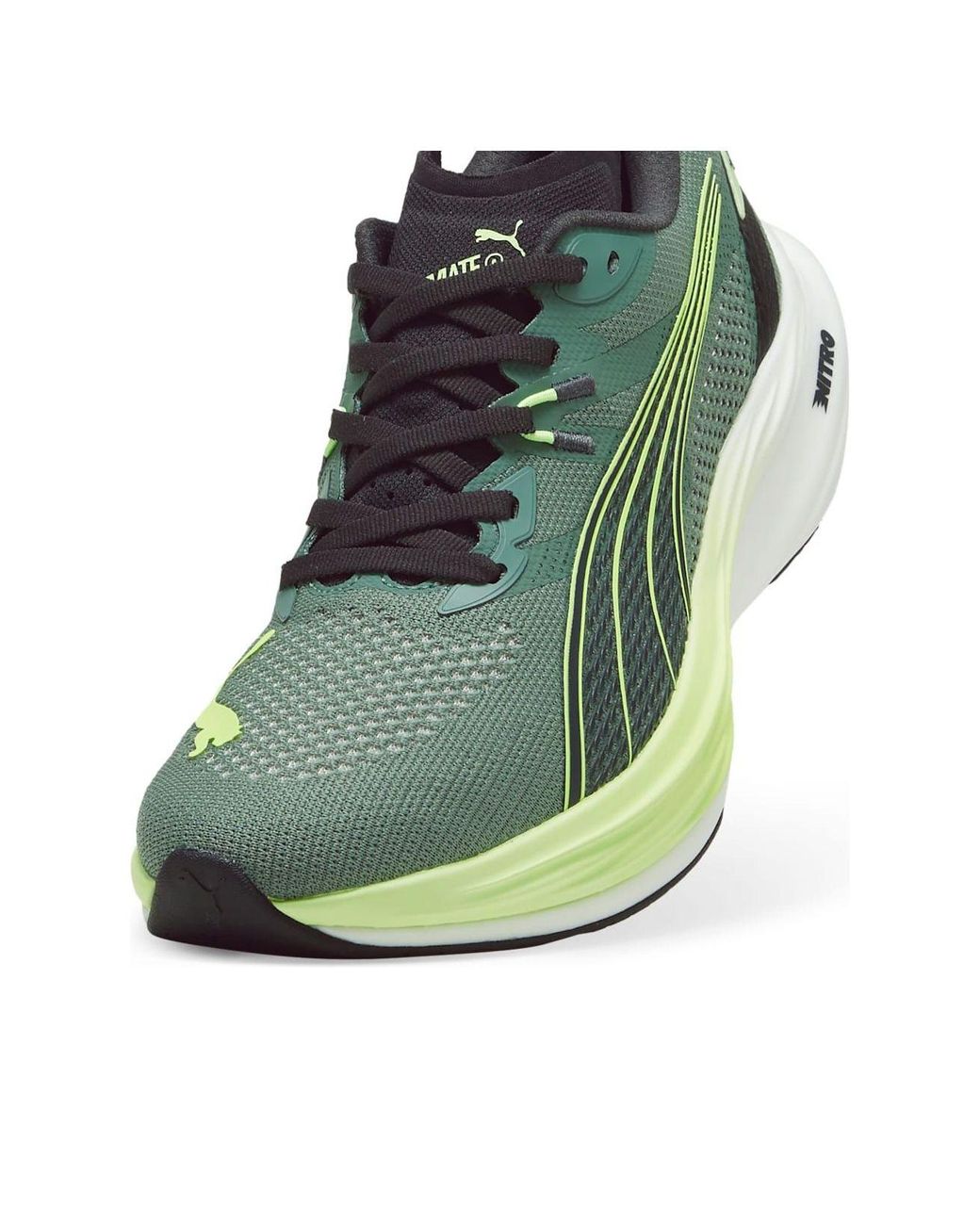 PUMA Green Deviate Nitroâ 3 Road Running Shoes for men