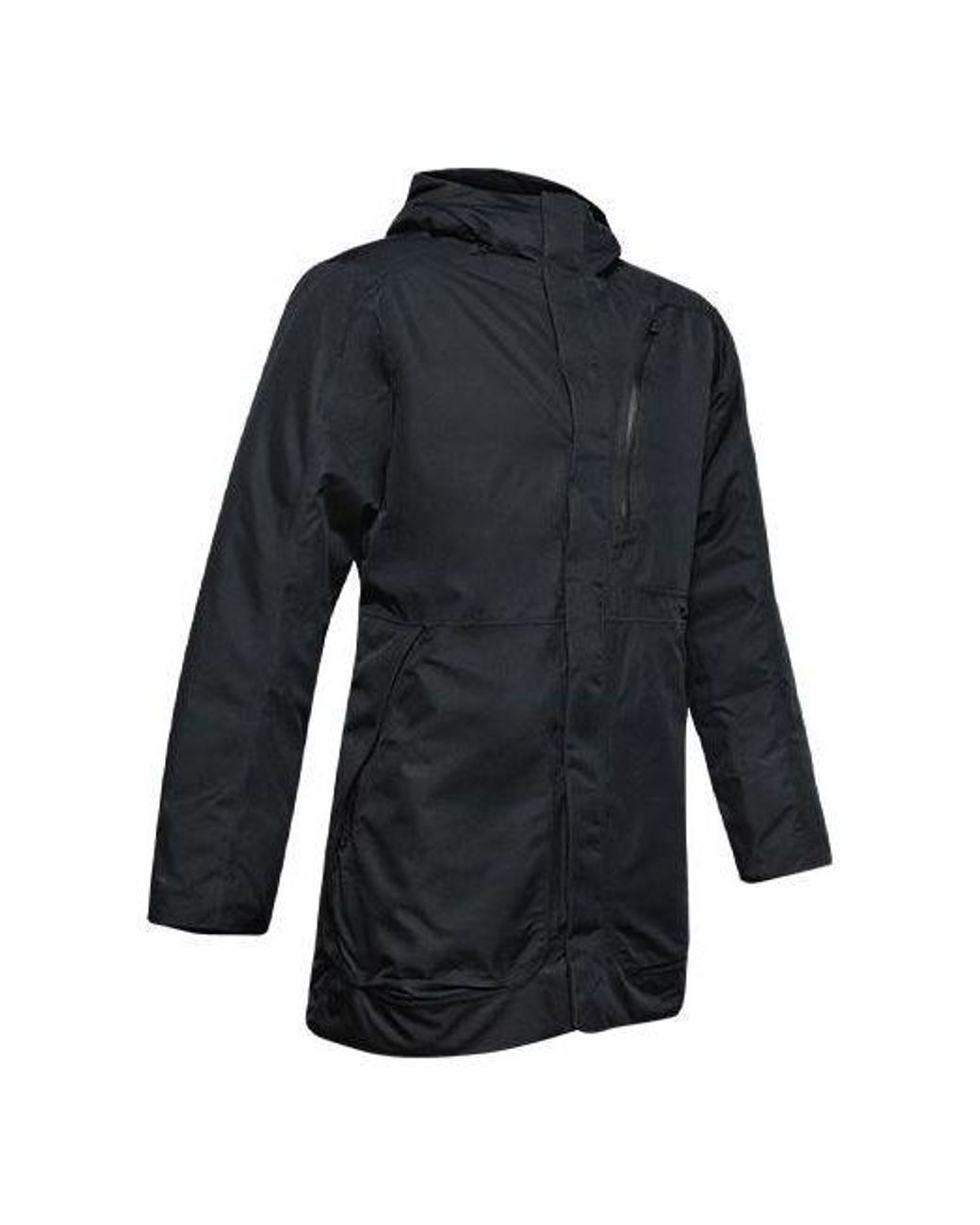 Under Armour Blue Project Rock Unstoppable Waterproof Down Parka for men