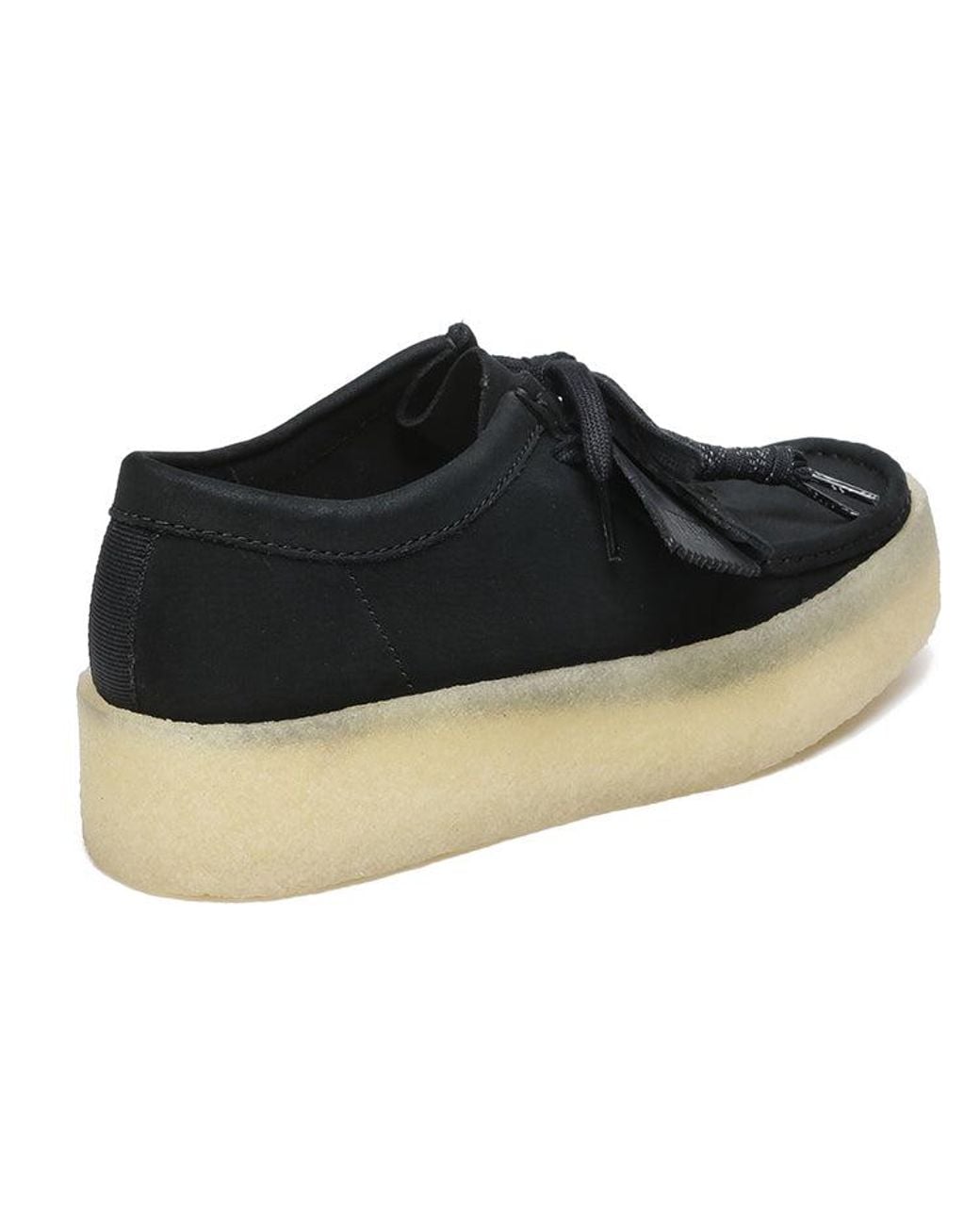 Clarks Black Wallabee Cup Nubuck' for men