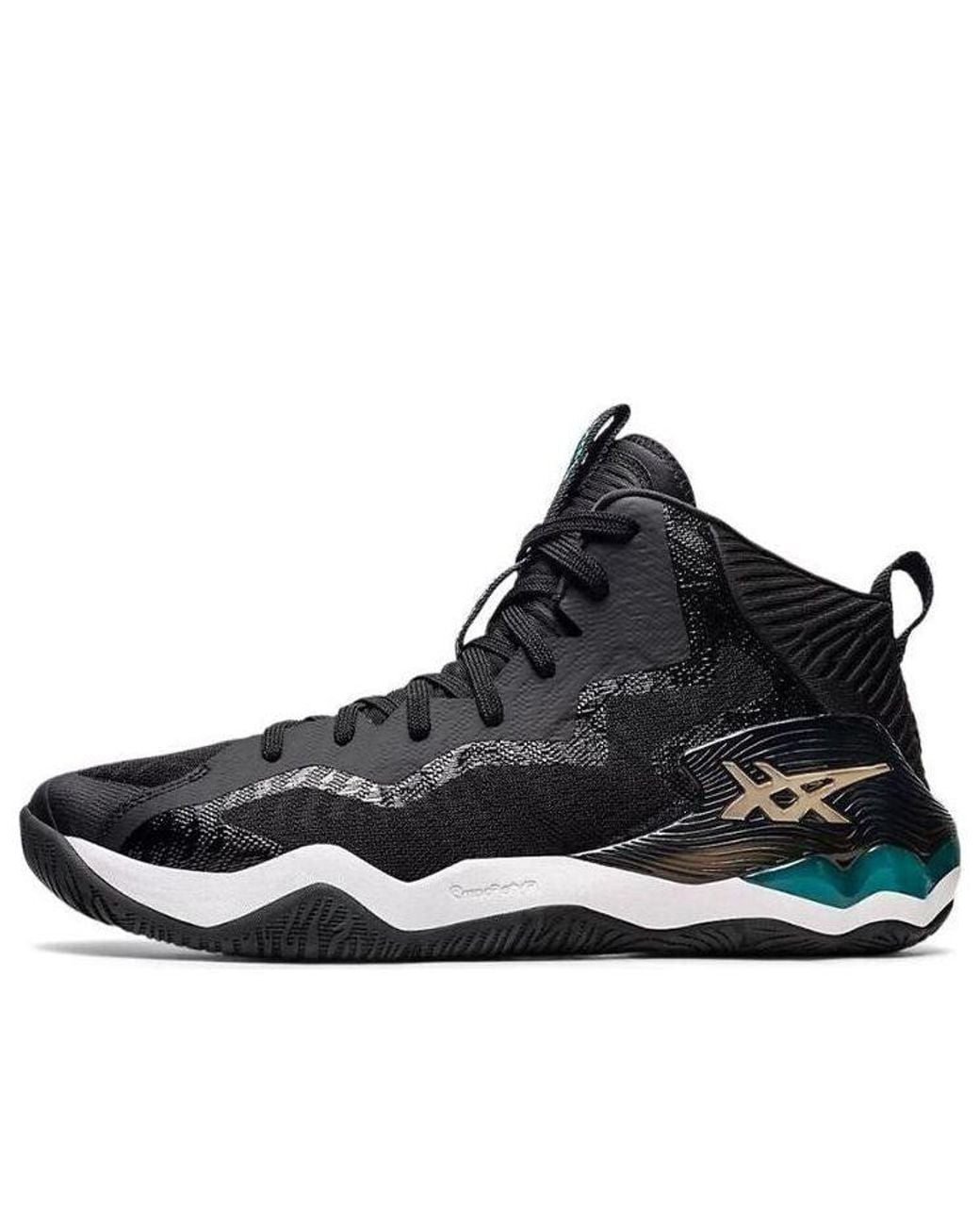 Asics Black Nova Surge Turq' for men