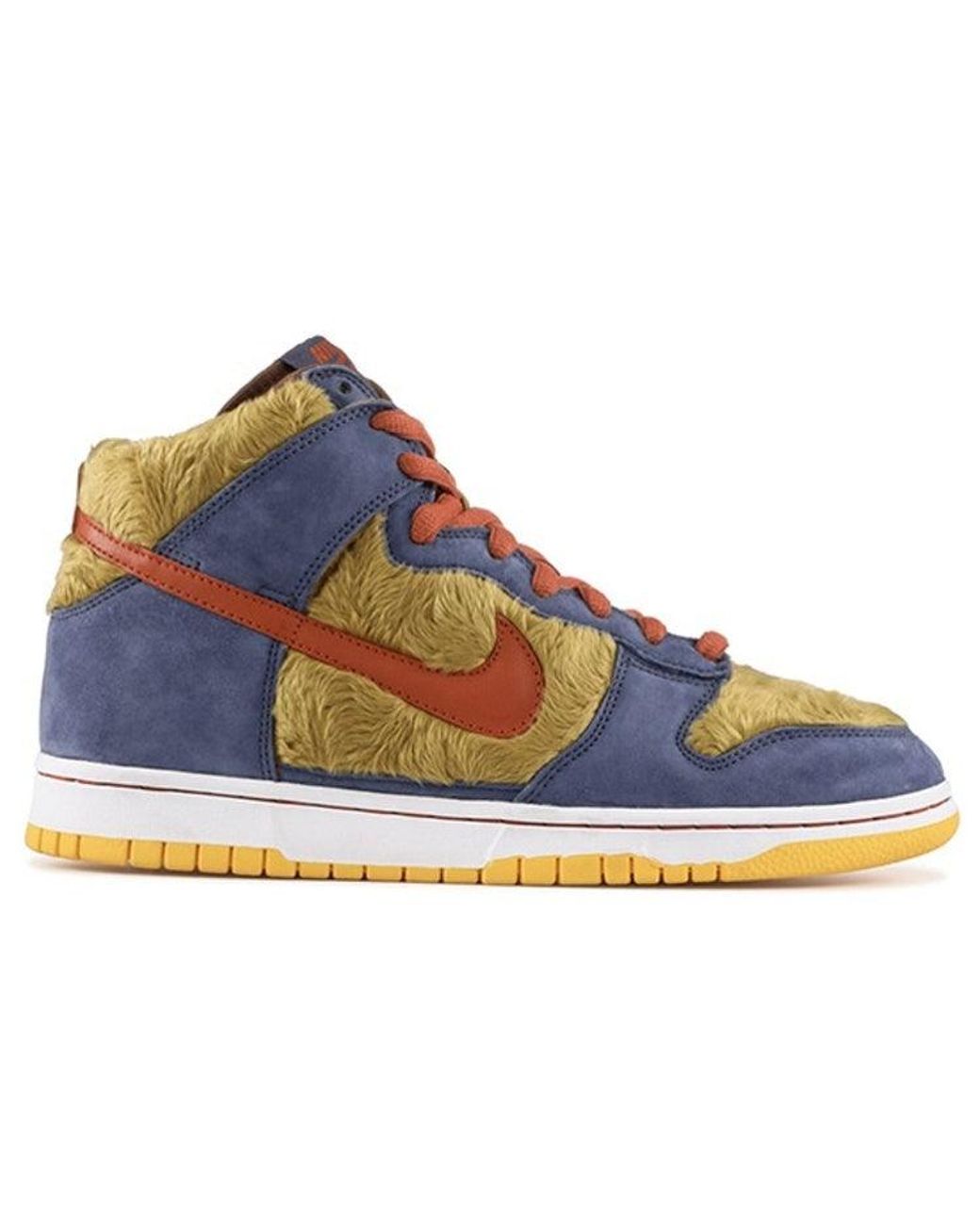 Nike Blue Sb Dunk High Papa Bear Sneakers for men