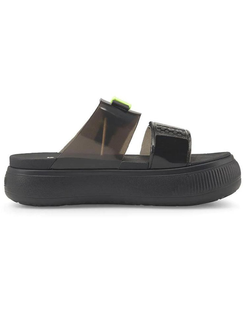 PUMA Black (Wmns) Suede Mayu Pop Sandal Fizzy Light'