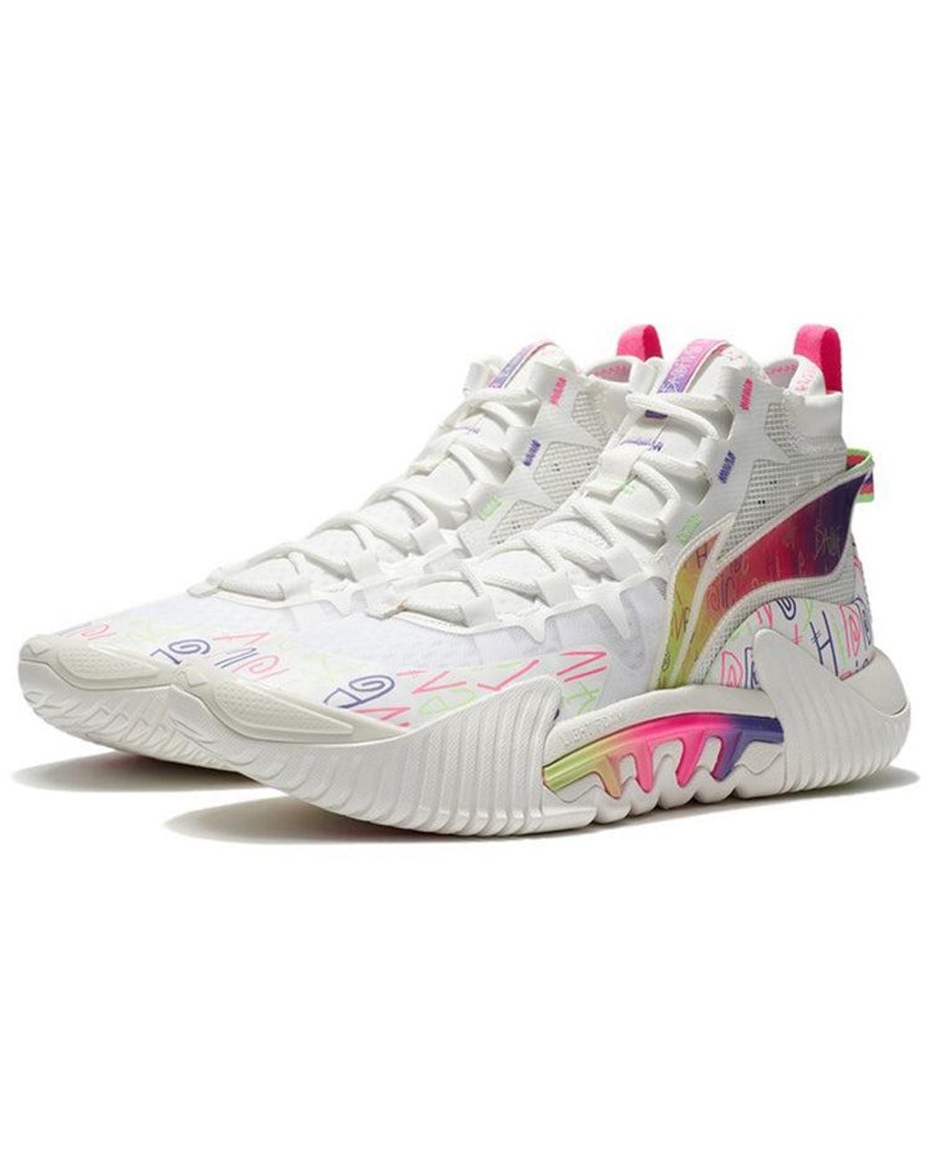 Li-ning Multicolor 2 Shock Absorption Wear-resistant Creamy for men