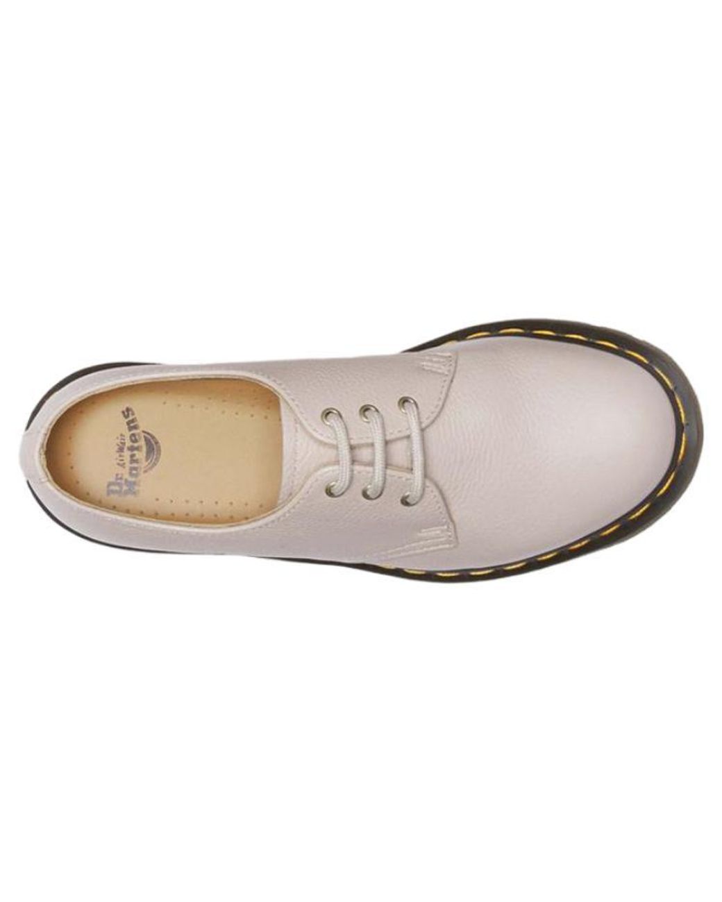 Dr. Martens White 1461 Virginia Leather Shoes 'Vintage Taupe'