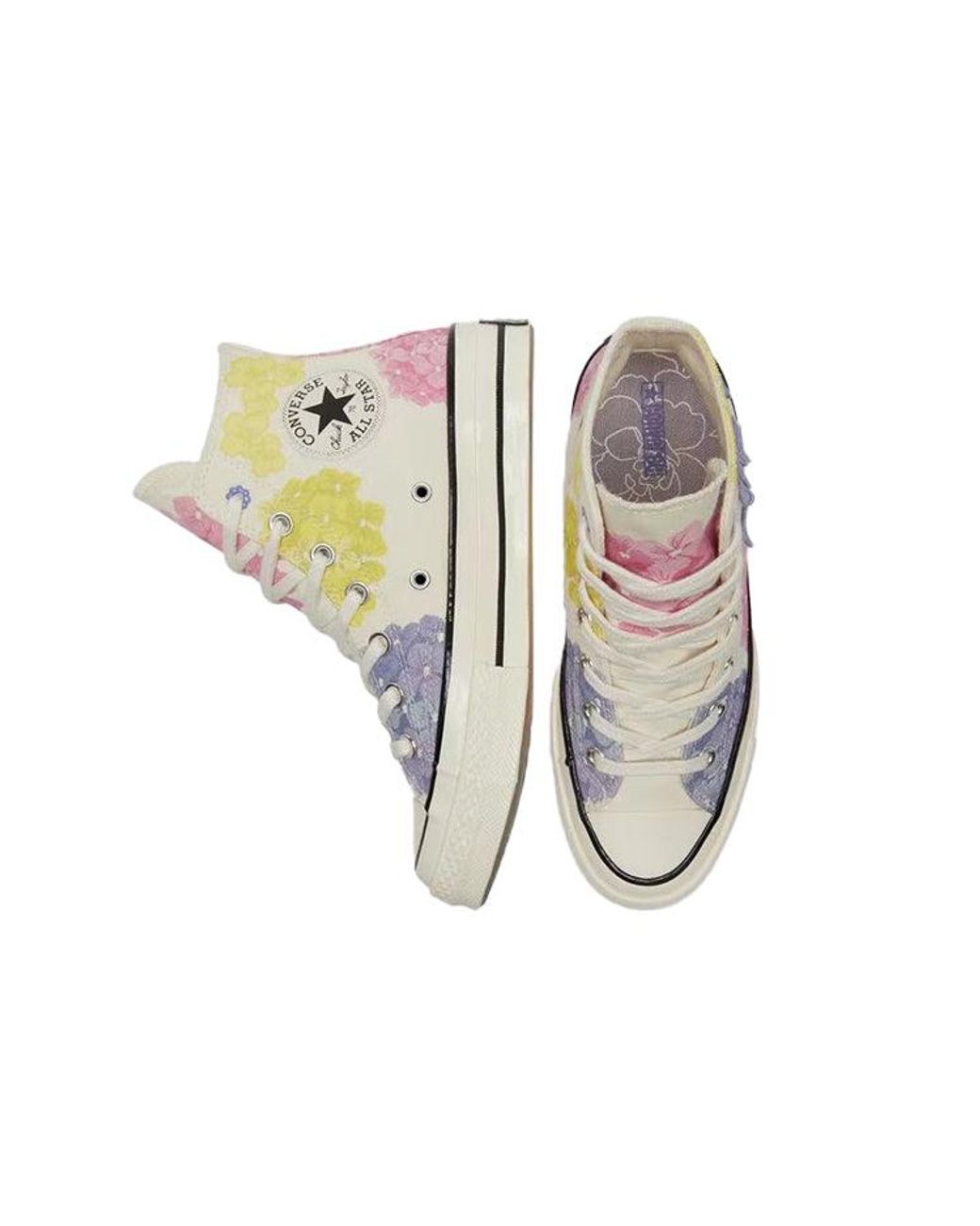 Converse Blue (Wmns) Chuck 70 High 'Floral'